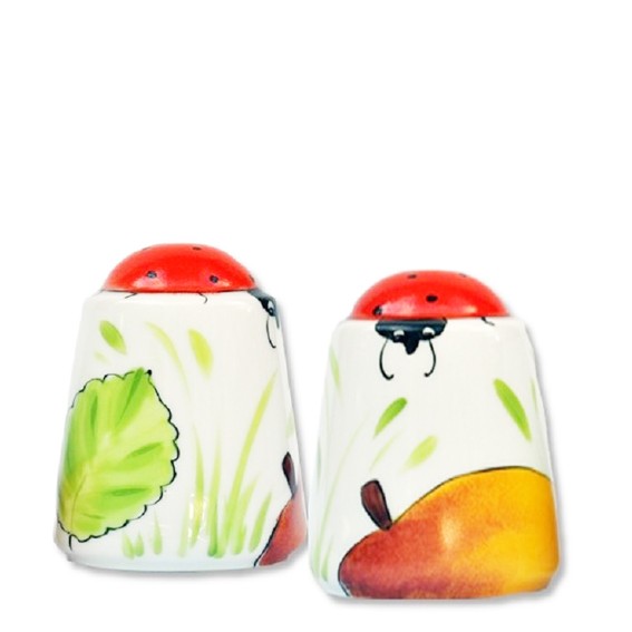 Apfel Salzstreuer und Pfefferstreuer Apfel Salzstreuer und Pfefferstreuer