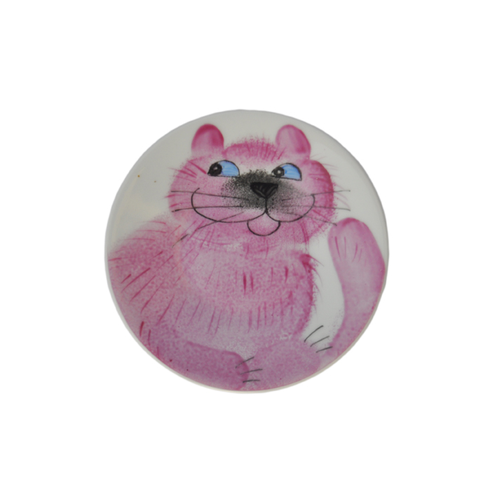 Emma cats rosa friendly Teller 11 cm